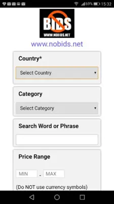 No Bids Search - Upate Availab android App screenshot 4